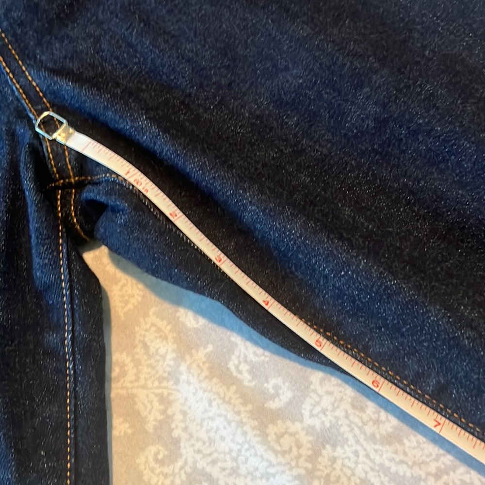 Talbots Dark Blue 5-Pocket Skimmer Jeans. Size 12P/31. NWOT. - Picture 6 of 6